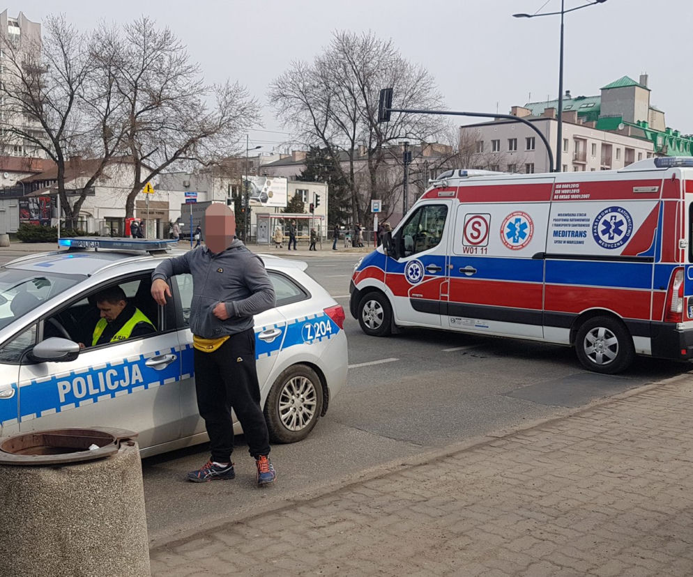 Stracił panowanie nad autem i wjechał na chodnik. Potrącił dwoje pieszych!