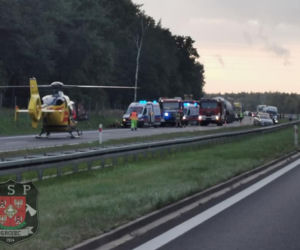 Chrzanów: Wypadek na A4! W akcji LPR, cztery osoby ranne