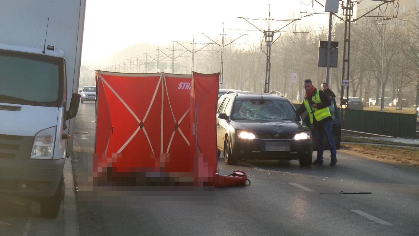 Kraków: Śmiertelny wypadek na przejściu dla pieszych, zginął mężczyzna