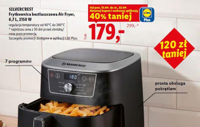 promocja na Air Fryer Lidl