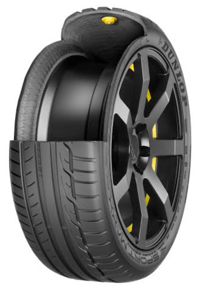 Opona Goodyear Dunlop z mikroprocesorem