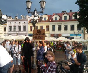Protest przeciwko ACTA w Rzeszowie