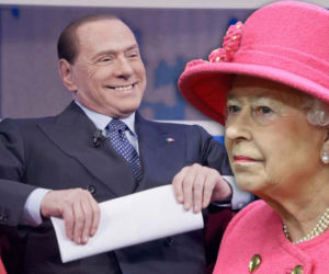 Królowa wściekła na Berlusconiego