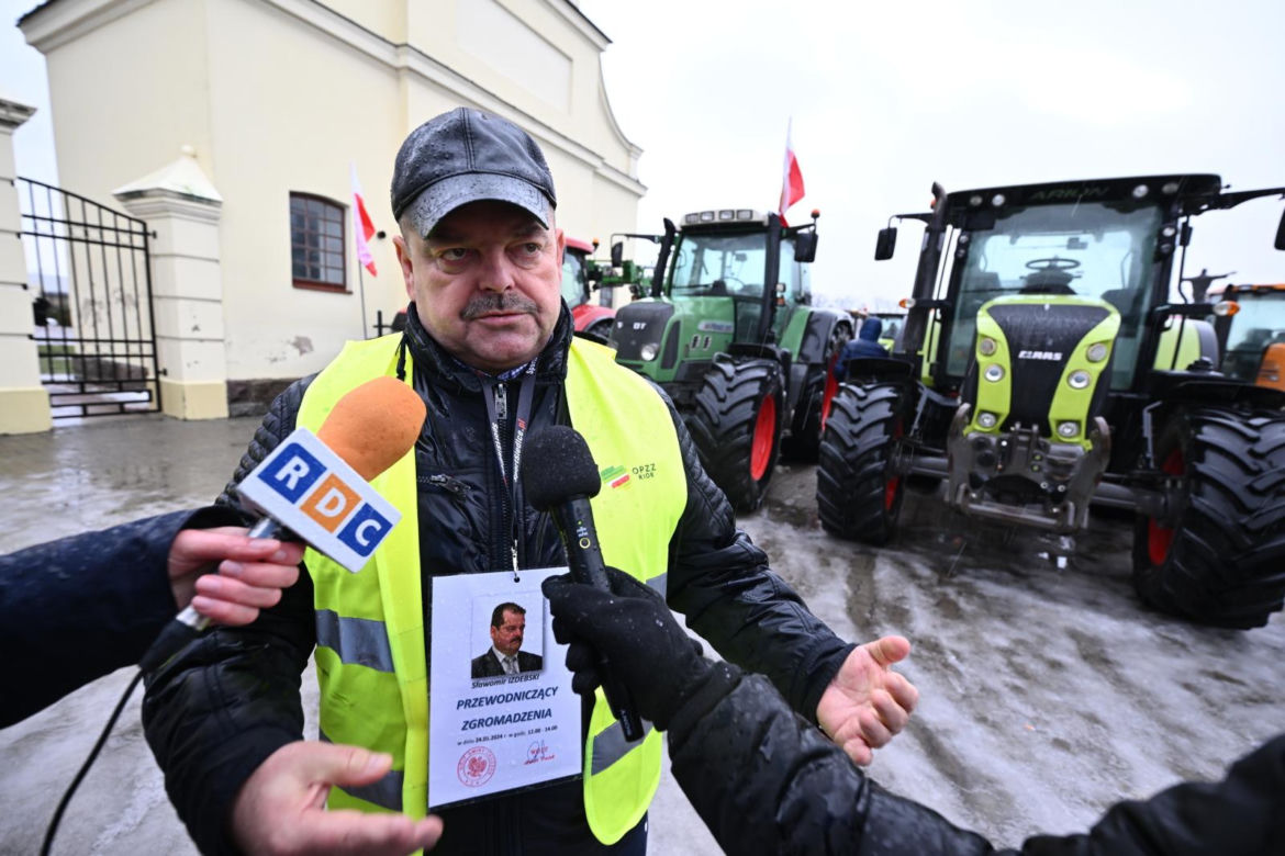 Protest rolników w Zbuczynie