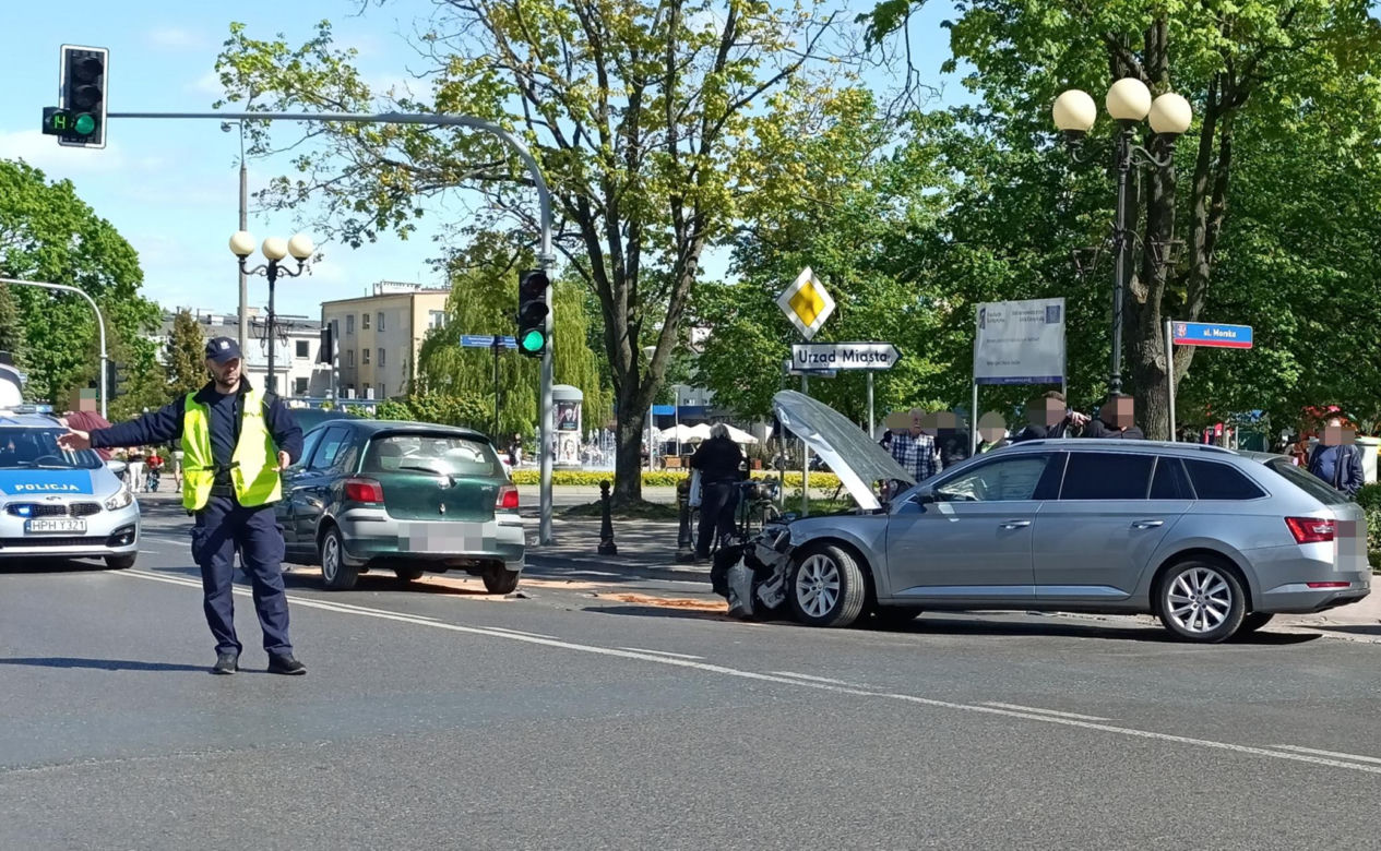 Wypadek samochodowy w Siedlcach