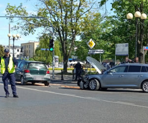 Wypadek samochodowy w Siedlcach