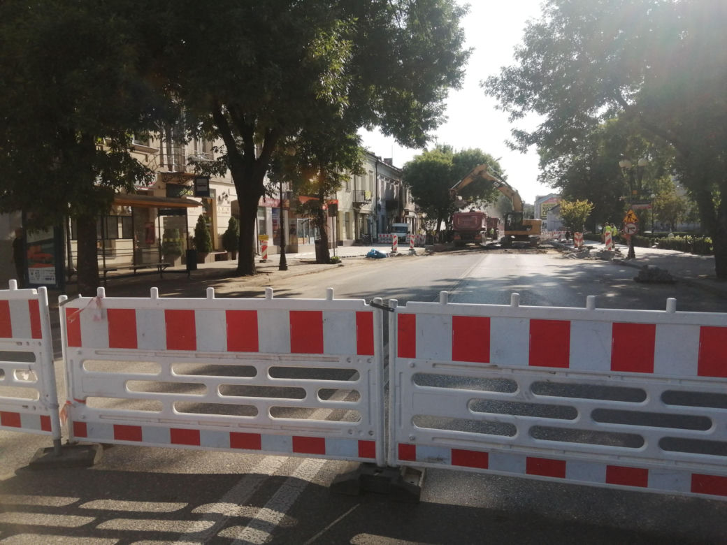Remont ul. Piłsudskiego w Siedlcach, natrafiono na ciekawe znalezisko