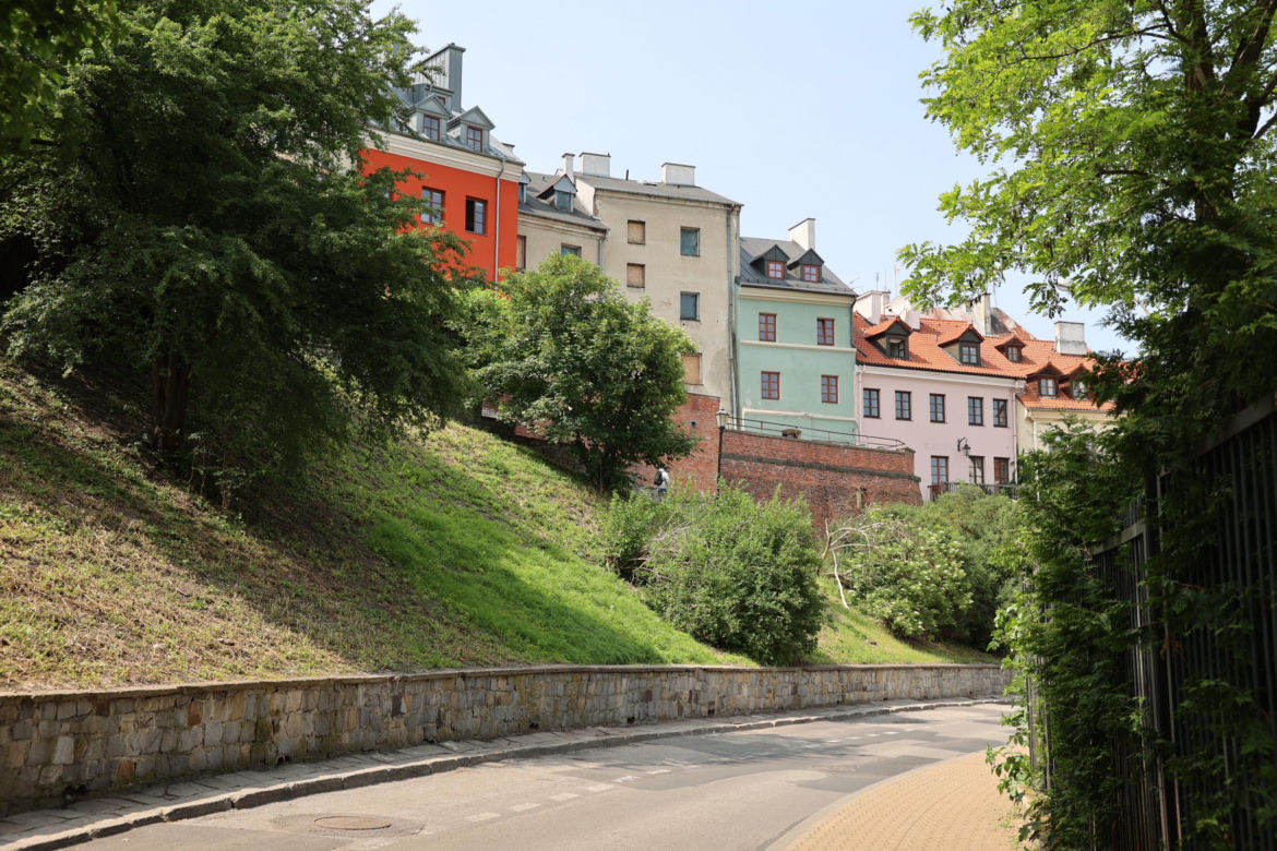 Ul. Podwale w Lublinie przed remontem