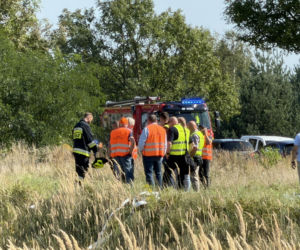 Wstrząsające zdjęcia z katastrofy kolejowej na Mazowszu