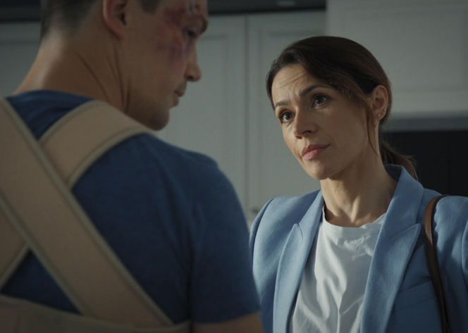 M jak miłość, odcinek 1909. Martyna (Magdalena Turczeniewicz), Jakub (Krzysztof Kwiatkowski)