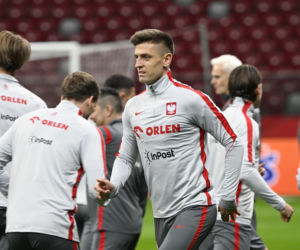 Trening reprezentacji Polski w Warszawie przed meczem z Albaną