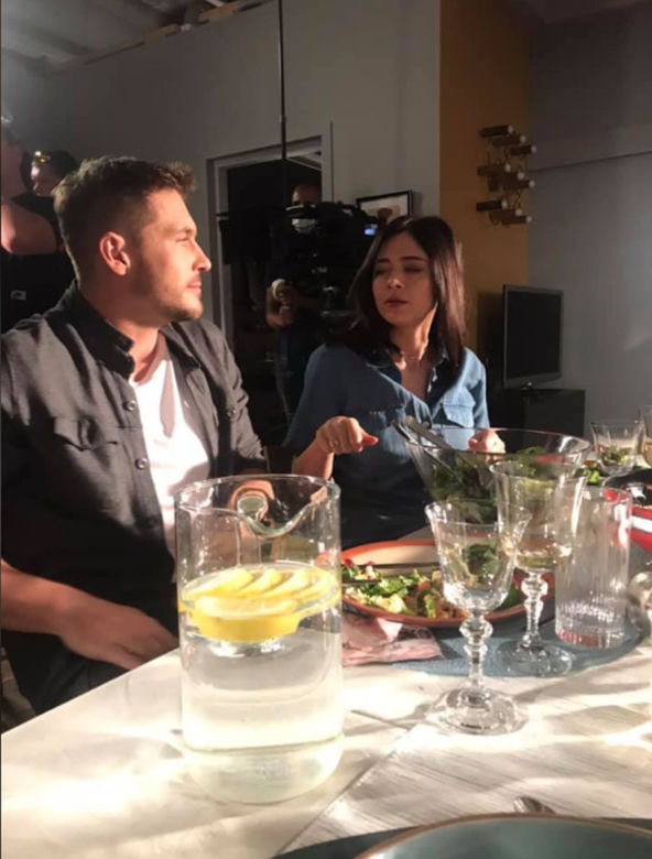 M jak miłość po wakacjach 2020. Iza (Adriana Kalska), Marcin (Mikołaj Roznerski)