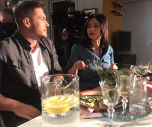 M jak miłość po wakacjach 2020. Iza (Adriana Kalska), Marcin (Mikołaj Roznerski)