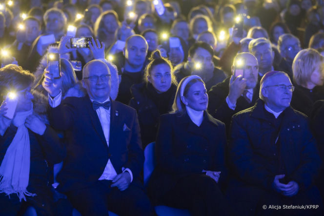 Pierwsza dama Marta Nawrocka na koncercie kolęd