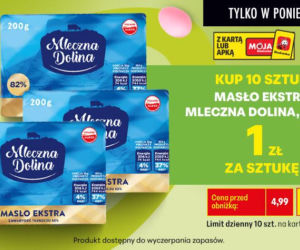 Biedronka szaleje przed Wielkanocą! Cukier i masło za 1 zł, ale tylko dziś