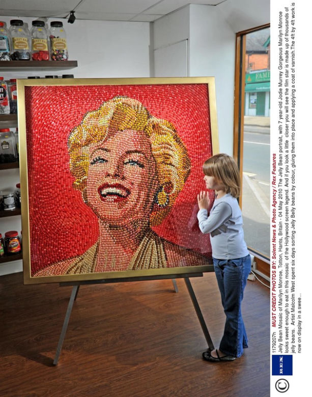Marilyn Monroe z żelek