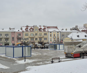 Ozdoby świąteczne oraz jarmark w Białymstoku