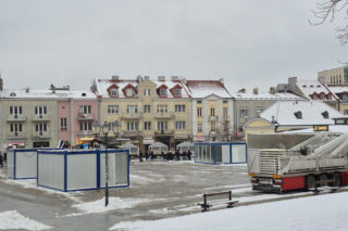 Ozdoby świąteczne oraz jarmark w Białymstoku