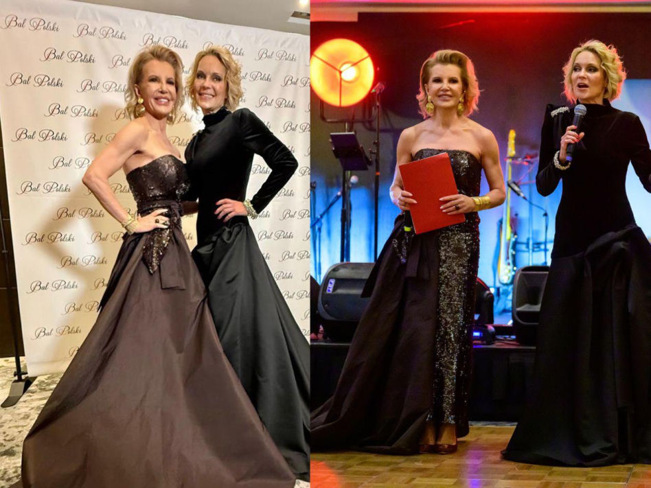 Katarzyna Madera i Joanna Racewicz na balu w Londynie