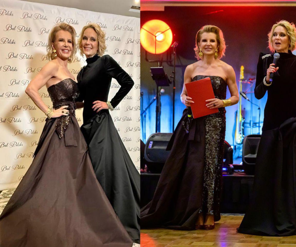 Katarzyna Madera i Joanna Racewicz na balu w Londynie