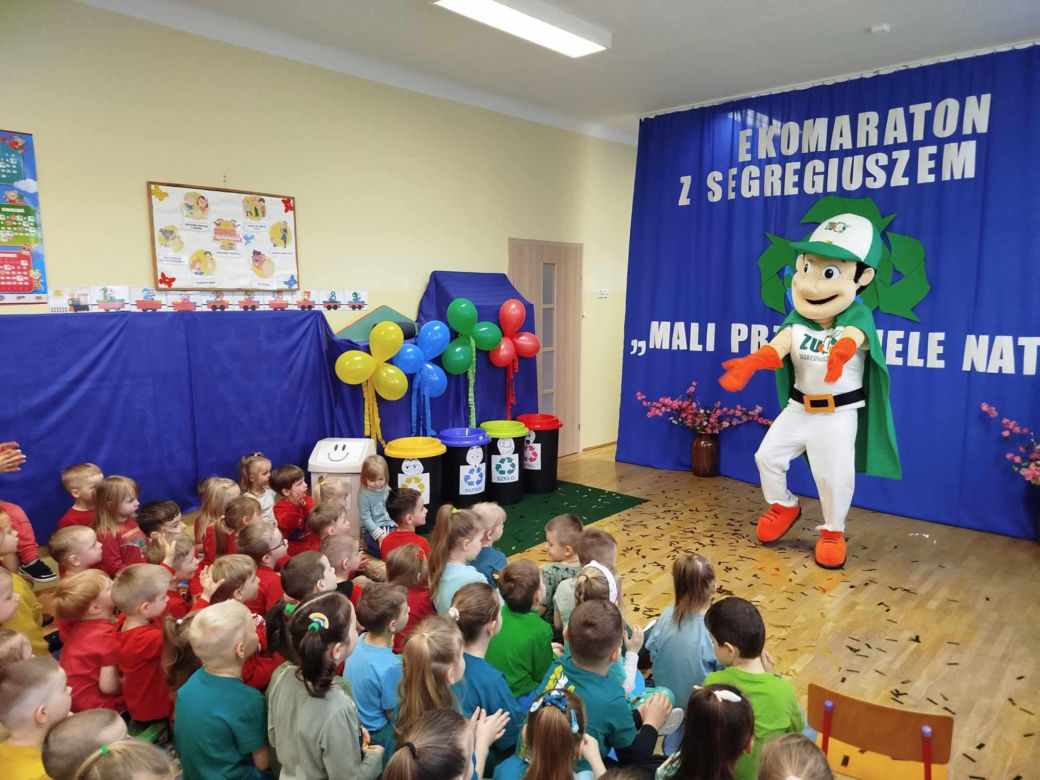 Program jest częścią projektu „EKOmaraton Siedlce z Segregiuszem” promującego edukację ekologiczną wśród najmłodszych poprzez zabawę