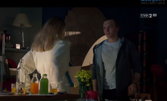 M jak miłość odcinek 1294, Olga (Katarzyna Grabowska), Radek (Tomasz Włosok)