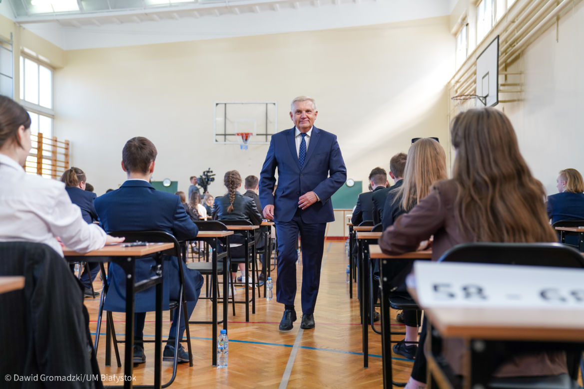 Matura 2022 z języka polskiego w Białymstoku [ZDJĘCIA]