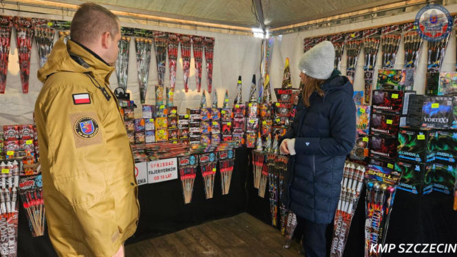 Kontrole w punktach sprzedaży fajerwerków
