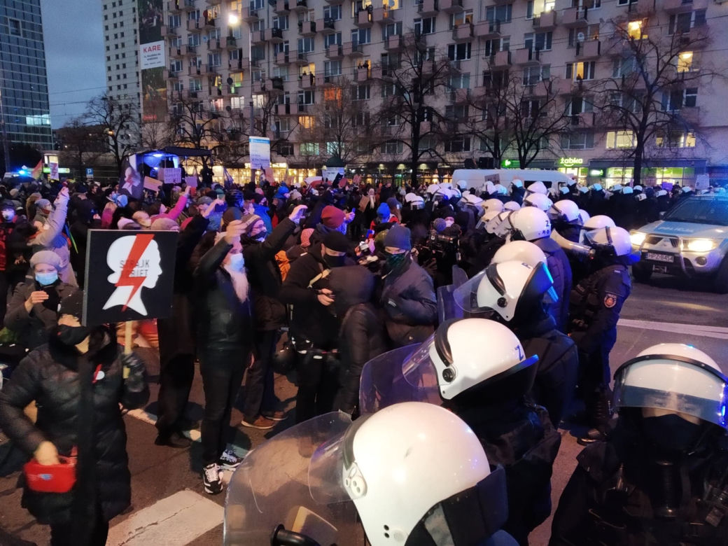 Strajk Kobiet w Warszawie 28.11.2020