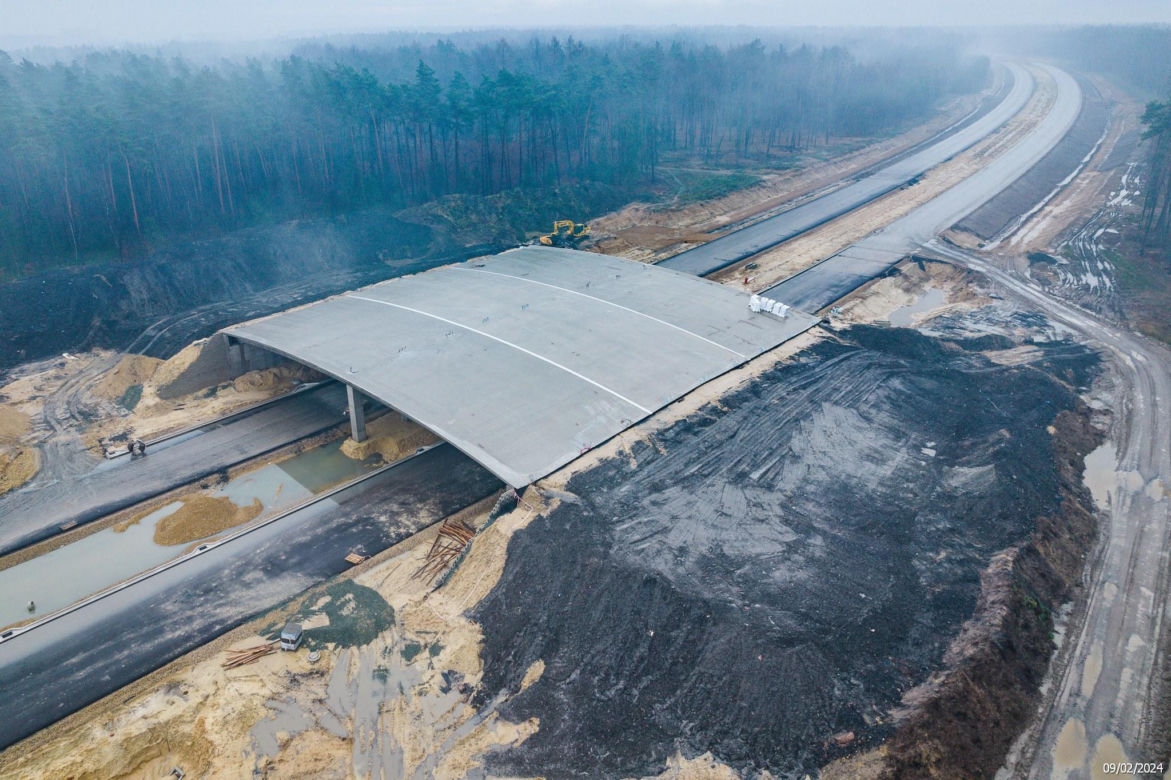 Budowa S1 Oświęcim - Dankowice LUTY 2024