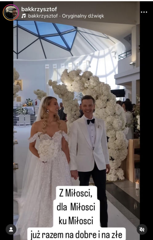 Rafał Mroczek wziął ślub