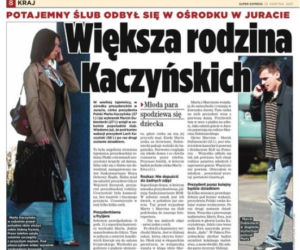 Dziwna tradycja ślubna Marty Kaczyńskiej 