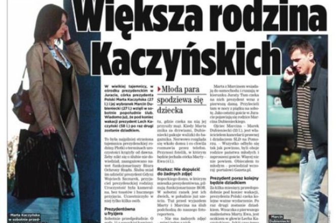 Dziwna tradycja ślubna Marty Kaczyńskiej 