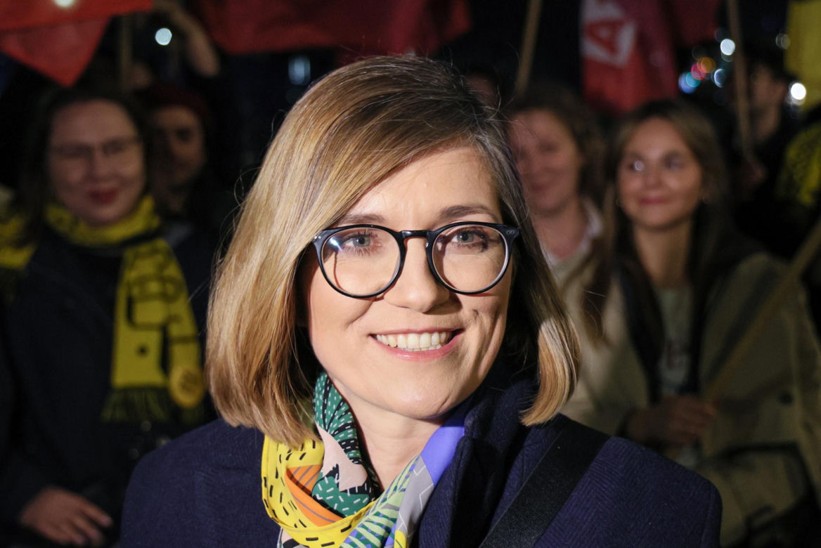 Siedziba TVP przy ul. Woronicza. Przedwyborcza debata kandytatów na prezydenta Warszawy