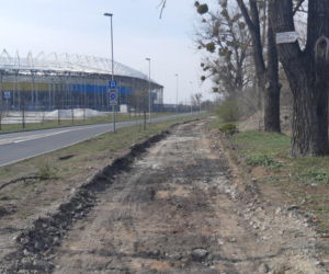 Ścieżka rowerowa na Motoarenę