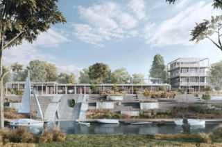 Nowy budynek w Porcie Czerniakowskim - wizualizacje