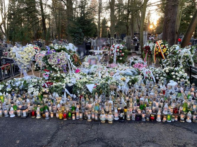 Grób zamordowanej Danusi