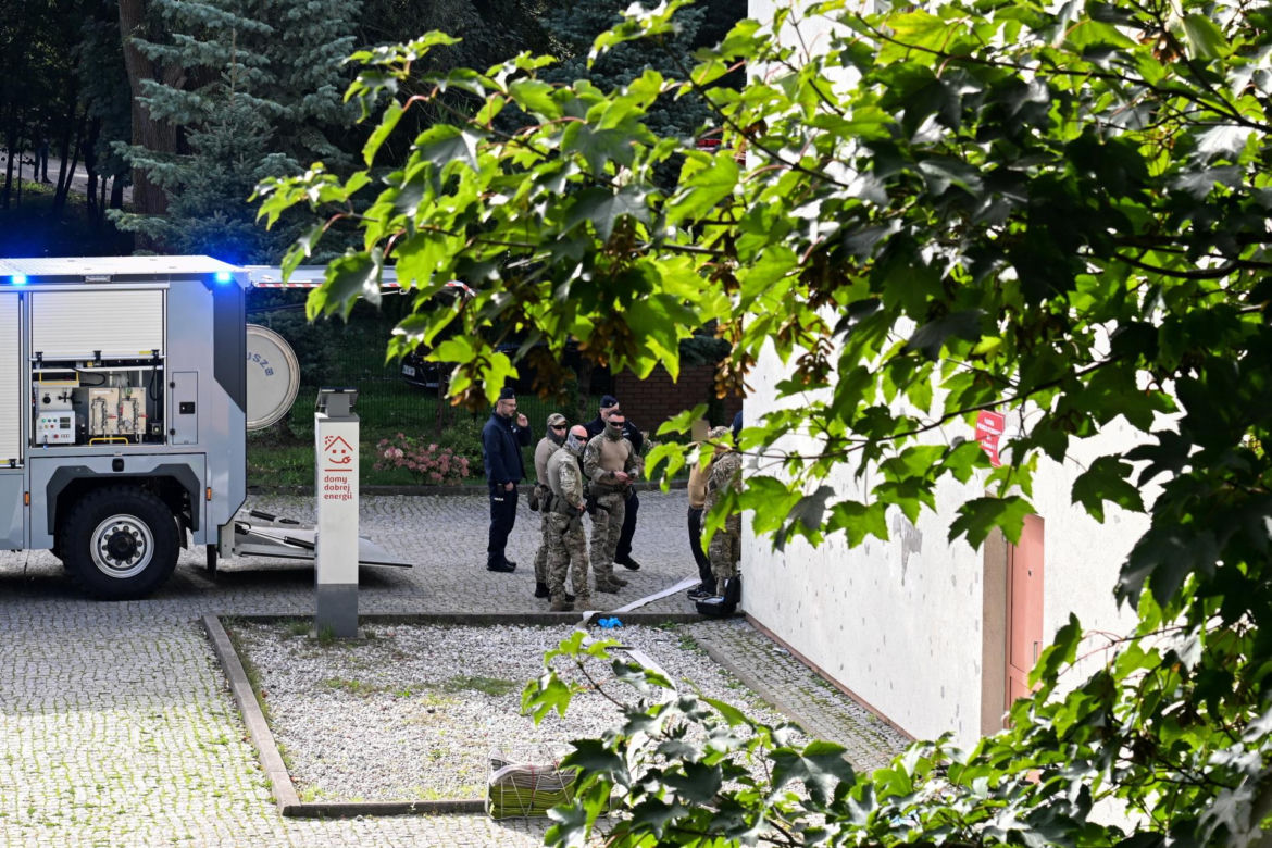 Pożar w ośrodku opiekuńczo-wychowawczym przy ul. Mazurskiej w Elblągu