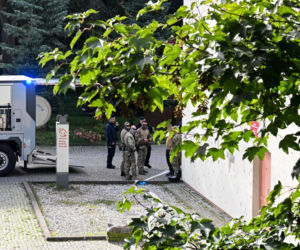 Pożar w ośrodku opiekuńczo-wychowawczym przy ul. Mazurskiej w Elblągu