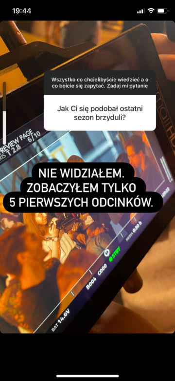 BrzydUla. Krzysztof Czeczot odpowiada fanom na Instagramie 
