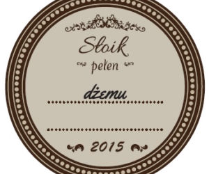 Etykieta na przetwory 2015 DŻEMY