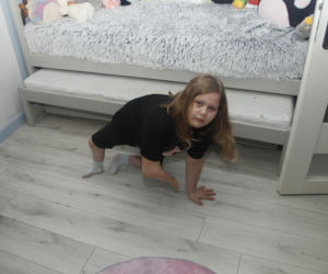 Czołgam się, bo nie mamy na ortezy