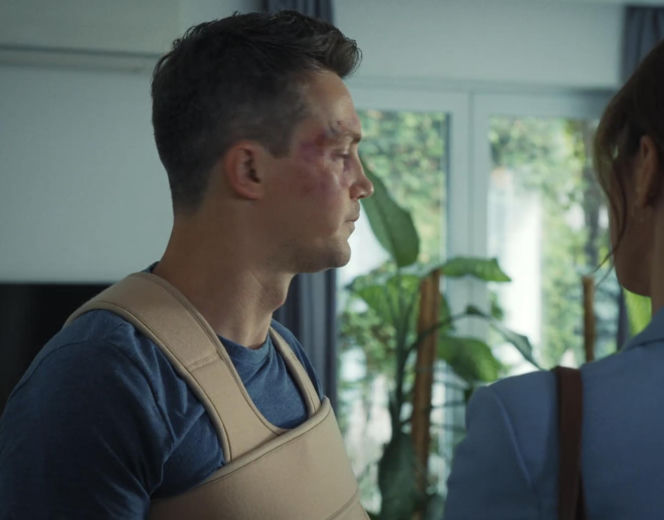 M jak miłość, odcinek 1909. Martyna (Magdalena Turczeniewicz), Jakub (Krzysztof Kwiatkowski)