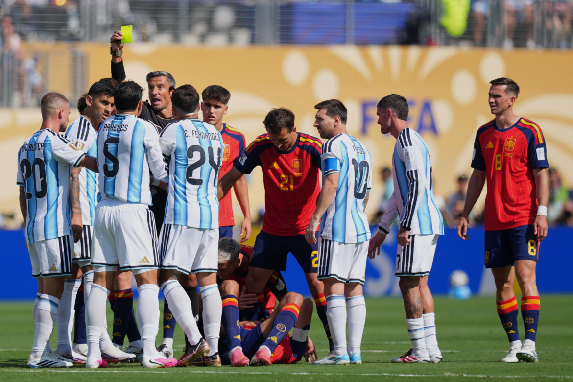 Awantura po finale MŚ Hiszpania - Argentyna