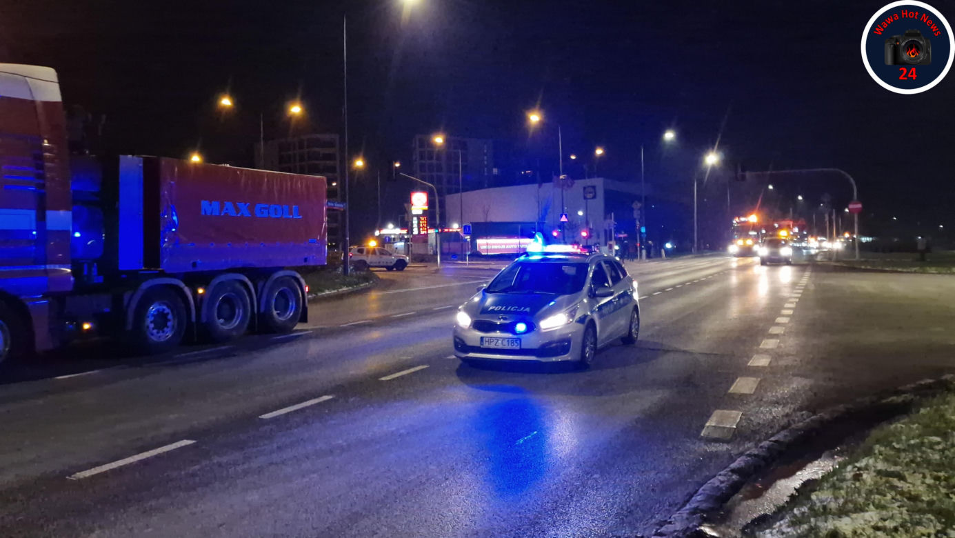Gigantyczna tarcza w nocy przejechała przez Warszawę. Tak wyglądaj jej transport!