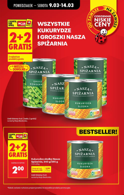 Biedronka - gazetka promocyjna 9.03.2026