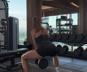 Anna Lewandowska i jej wytrenowane pośladki