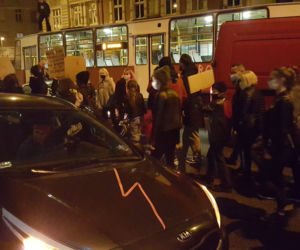 Protest w centrum Bydgoszczy
