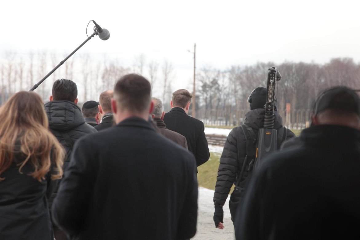 Elon Musk z wizytą w Muzeum Auschwitz-Birkenau