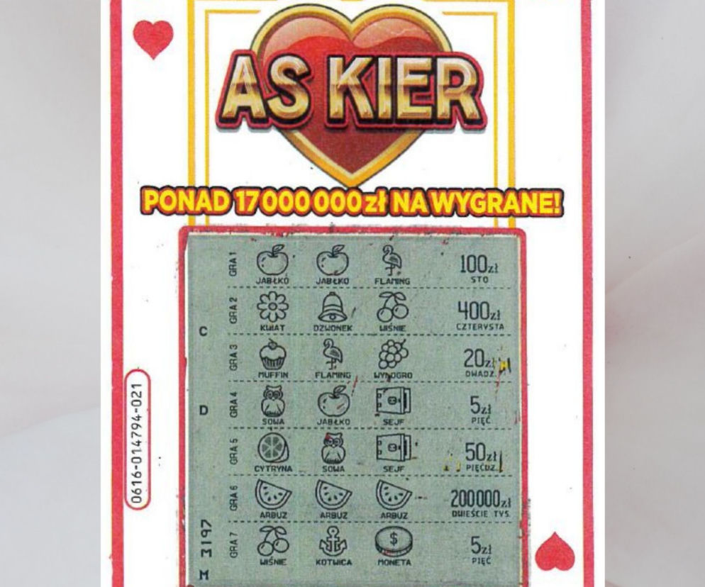 Kupił zdrapkę za 5 zł, wygrał 200 tys. zł! Wielka wygrana w Lublinie